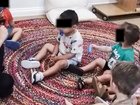 Outrage as photos show taped mouths of toddlers at NSW daycare.