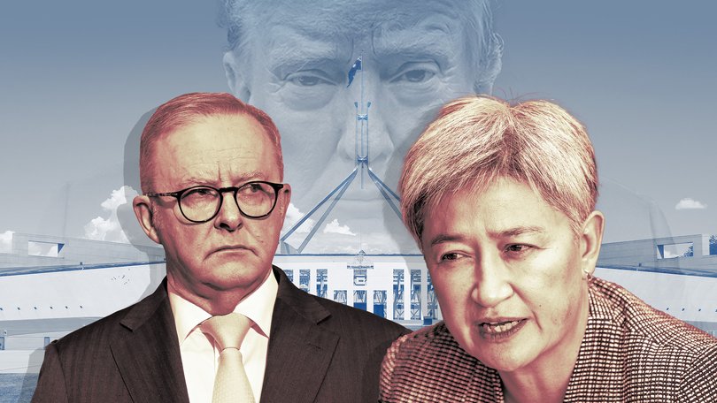 Anthony Albanese and Penny Wong both came under fire in Question Time as the Coalition grilled Labor on its plans to counter Donald Trump’s looming tariff regime.
