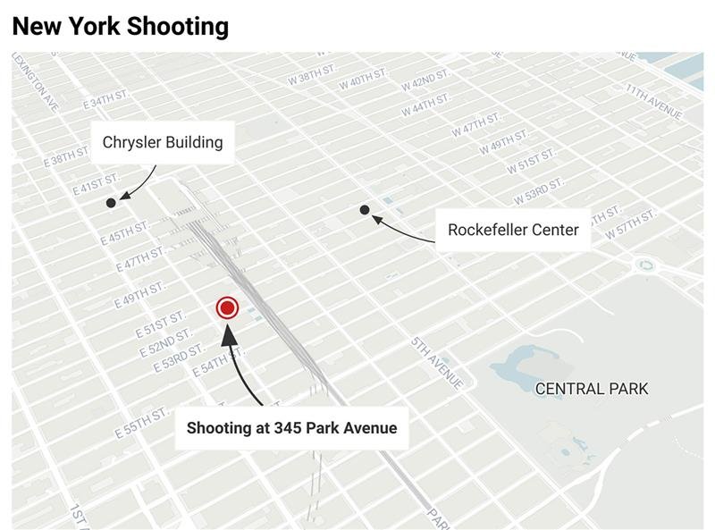 The terrifying attack shutdown the area surrounding the 345 Park Avenue building