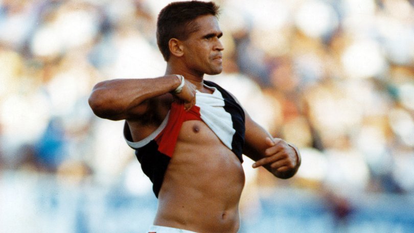 Nicky Winmar has faced court on assault and choking charges.