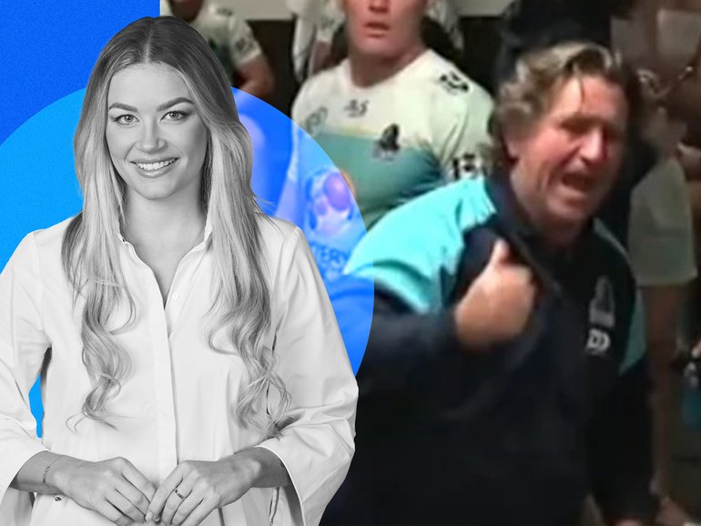 Des Hasler’s now infamous spray.