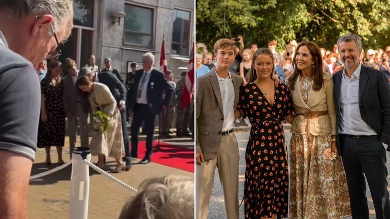 Queen Mary was with her husband, King Frederik X, and their children, Princess Isabella, 18, and Prince Vincent, 14 when she was stung by a wasp during a public event. 