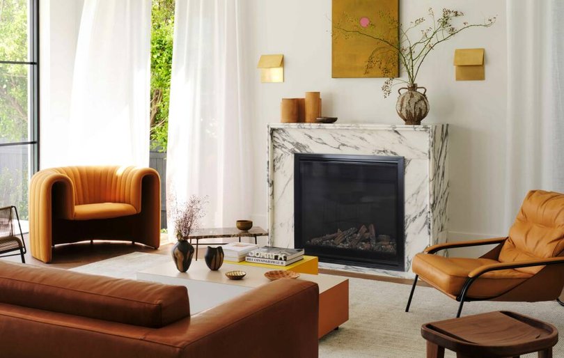 There's been a turn towards geometry in interiors. Pic: Smac Studio.