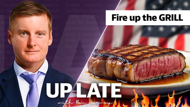 Ben Harvey questions whether we’ll see American steak on the menu following Trump’s Aussie beef tariff plans.