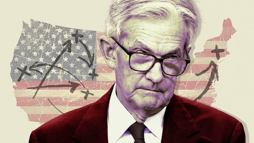 The Federal Reserve has left its key short-term rate at about 4.3 per cent.