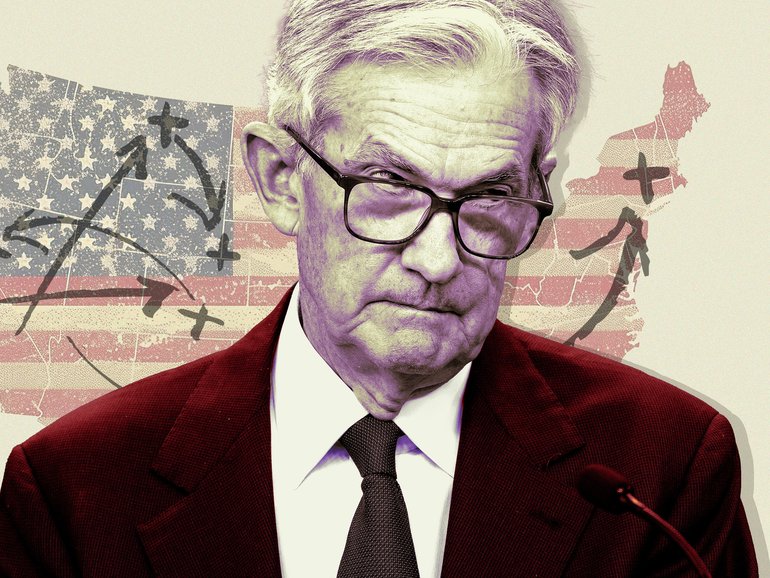 The Federal Reserve has left its key short-term rate at about 4.3 per cent. 