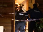 A man has been shot dead by police after he allegedly partially severed his sister’s arm with a sword.
