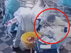 Russian medics perform surgery as an 8.8-magnitude earthquake strikes.