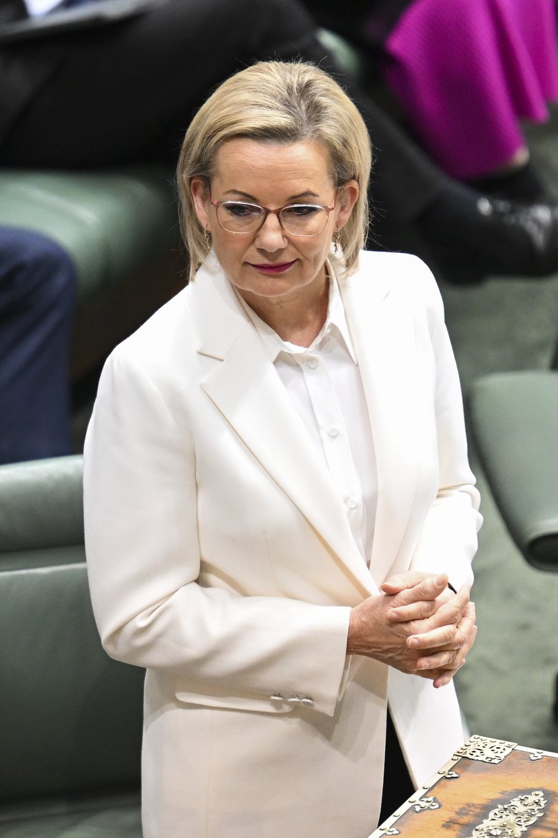 Leader of the Opposition Sussan Ley during Question Time at Parliament House in Canberra.