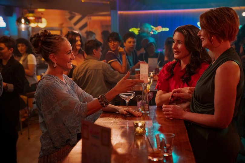 Sarah Jessica Parker, Kristin Davis and Cynthia Nixon in And Just Like That.