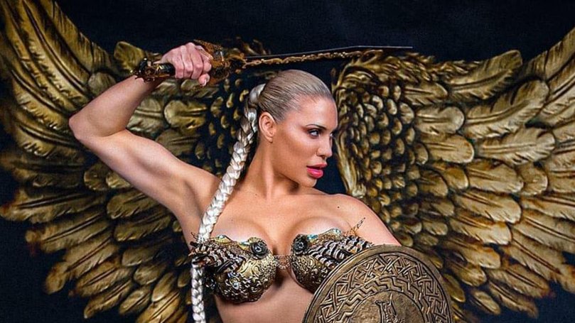 Beauty and the Geek contestant Tamika Chesser also worked as a model. Picture: Supplied