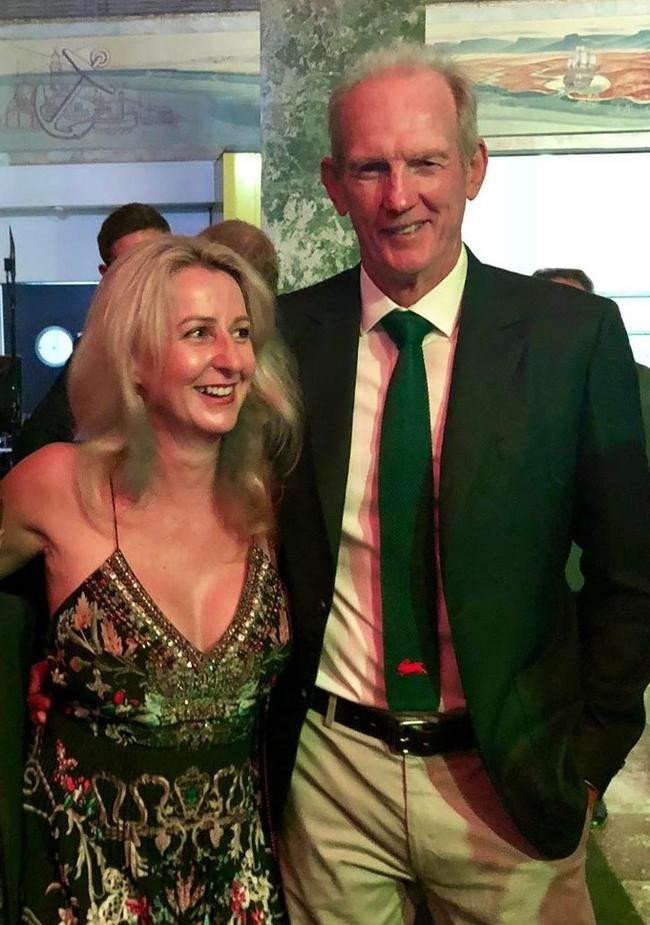 Wayne Bennett and partner Dale Cage have banned radio station Triple M after an inappropriate radio stunt.