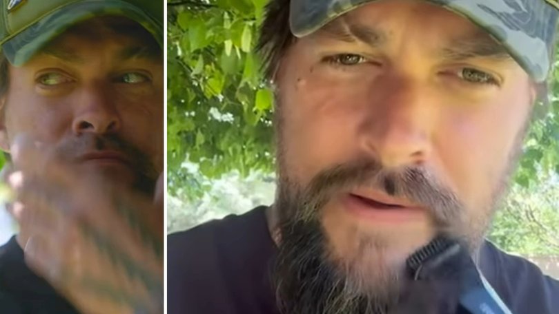 Jason Momoa has ditched his signiture beard.