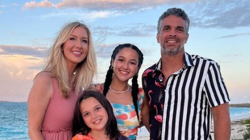 Brent and Whitney Slough with their daughters Layla and Emma.