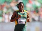 Olympic 800m champion Caster Semenya.