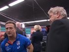 Luke Beveridge did not want to speak to Brian Taylor after his team’s victory over GWS.