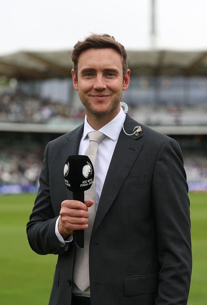 Broad commentated on the World Test Championship final.