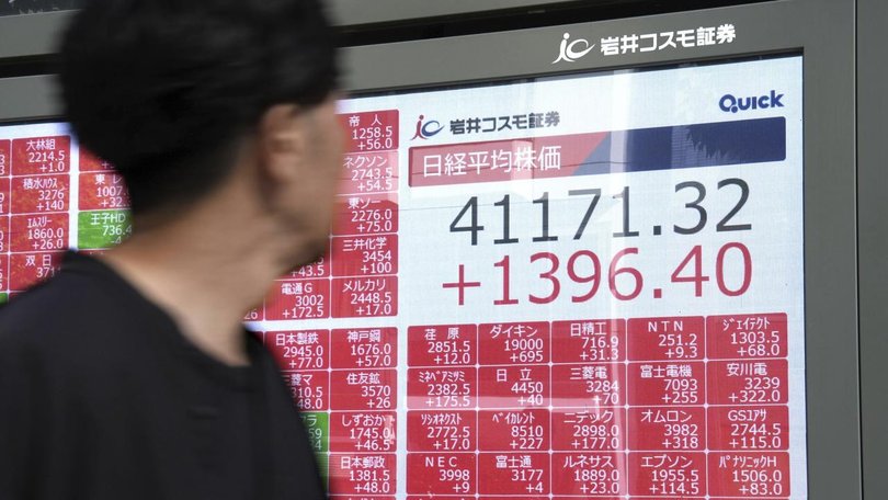 Japan's Nikkei has dropped 0.6 per cent in morning trade. (AP PHOTO)