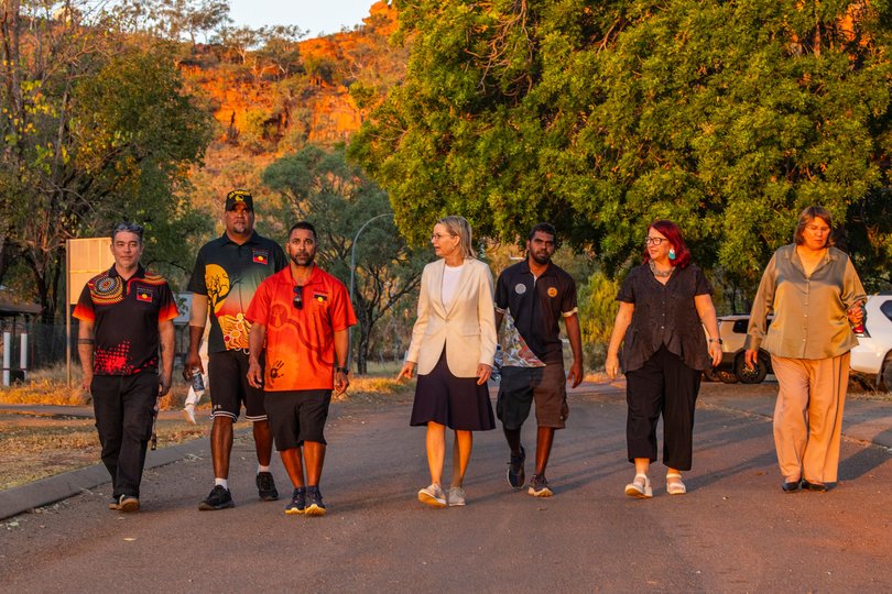 Leader of the opposition Sussan Ley was joined by Member for Durack Melissa Price and shadow minister for Indigenous Australians Kerryanne Liddle.