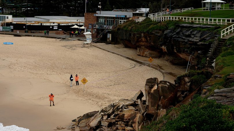 The rockfall happened at noon. Picture: NewsWire / Flavio Brancaleone