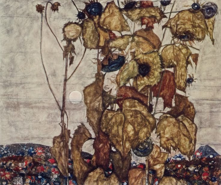 Egon Schiele's Sonnemblumen, which was discovered in late 2005 after it was stolen by the Nazis.
