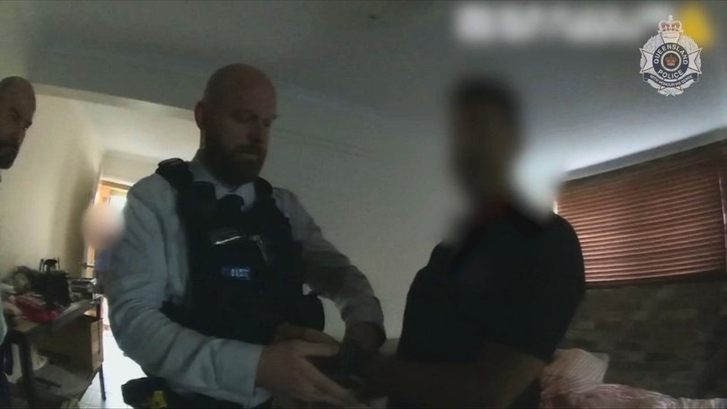 Graeme Davidson is taken into custody following an investigation into his wife’s drowning.