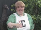 Madga SzubanksiI as Sharon in Kath and Kim. 