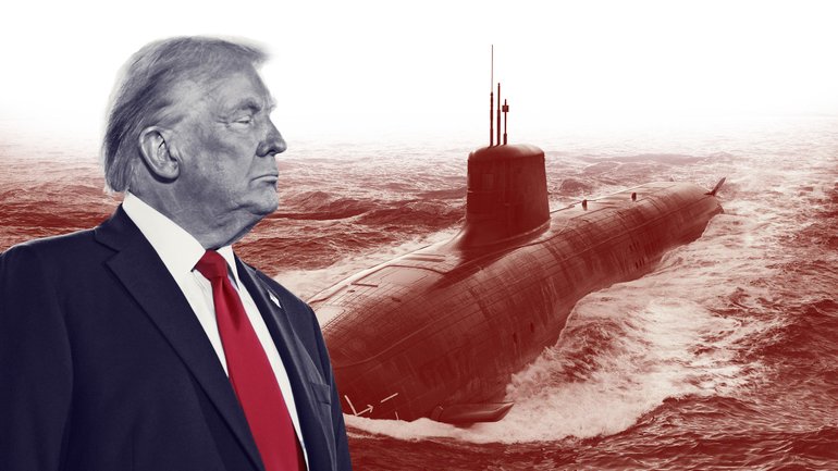 Donald Trump announced that he had stationed two US nuclear submarines in the ‘appropriate places’ following threats made by a former Russian President.