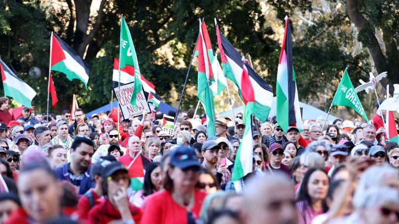 Pro-Palestinian protesters will march over the Sydney Harbour Bridge on Sunday.
