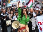 Thousands of people have permission to march across the Harbour Bridge in support of Palestine. 