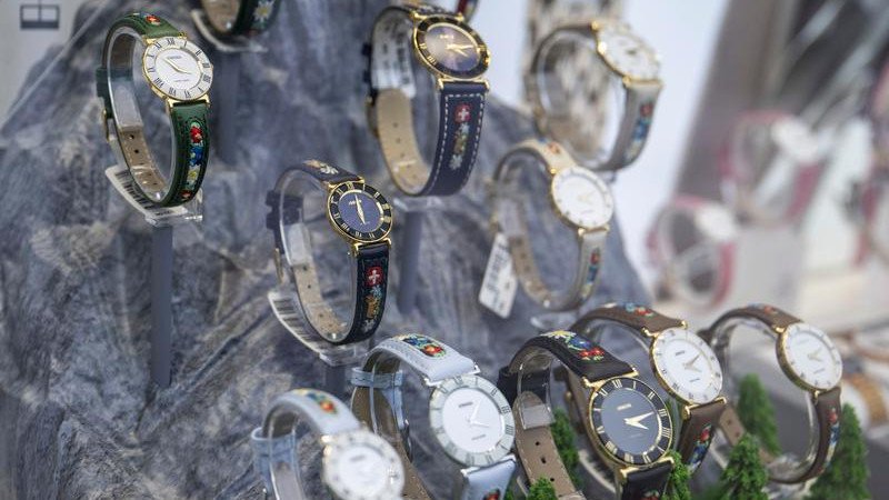The US is Switzerland's top foreign watch market, accounting for 16.8 per cent of exports. (AP PHOTO)