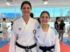 Rubika Johnson and Jess Bratich Johnson have dreams of Karate being in the Brisbane Olympics.
