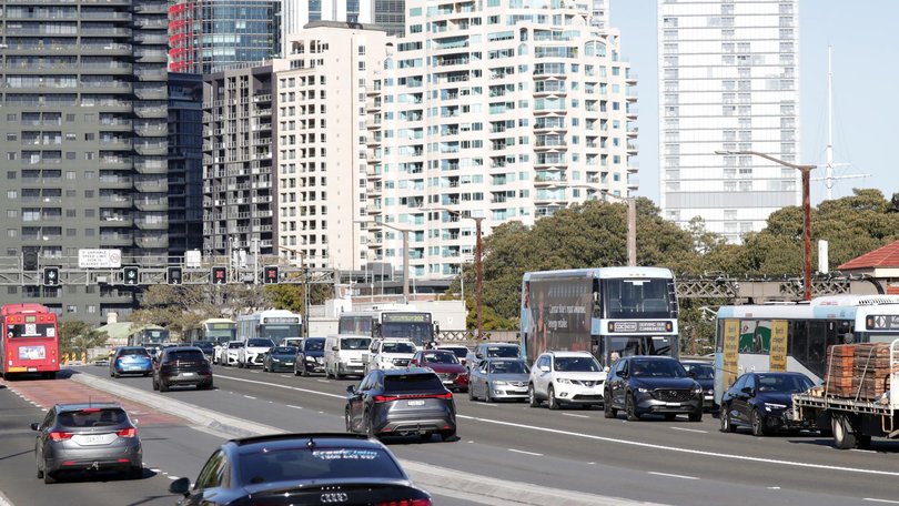 Traffic will be closed on the Harbour Bridge for four and a half hours. Picture: Christian Gilles/NewsWire.