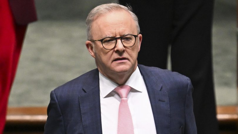 Mr Albanese has said the formal recognition of statehood cannot be ‘just a gesture’. Picture: NewsWire / Martin Ollman