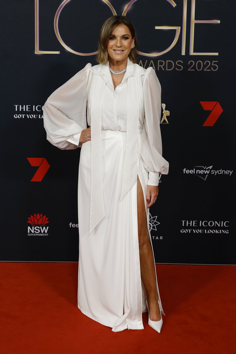SYDNEY, AUSTRALIA - AUGUST 03: Kylie Gillies attends the 65th TV WEEK Logie Awards at The Star on August 03, 2025 in Sydney, Australia. (Photo by Brendon Thorne/Getty Images)