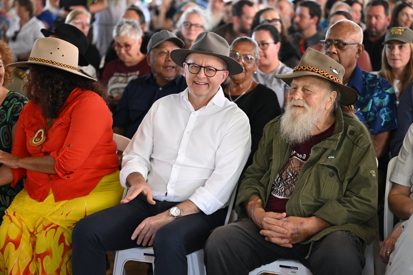 Prime Minister Anthony Albanese during the 25th annual Garma Festival.