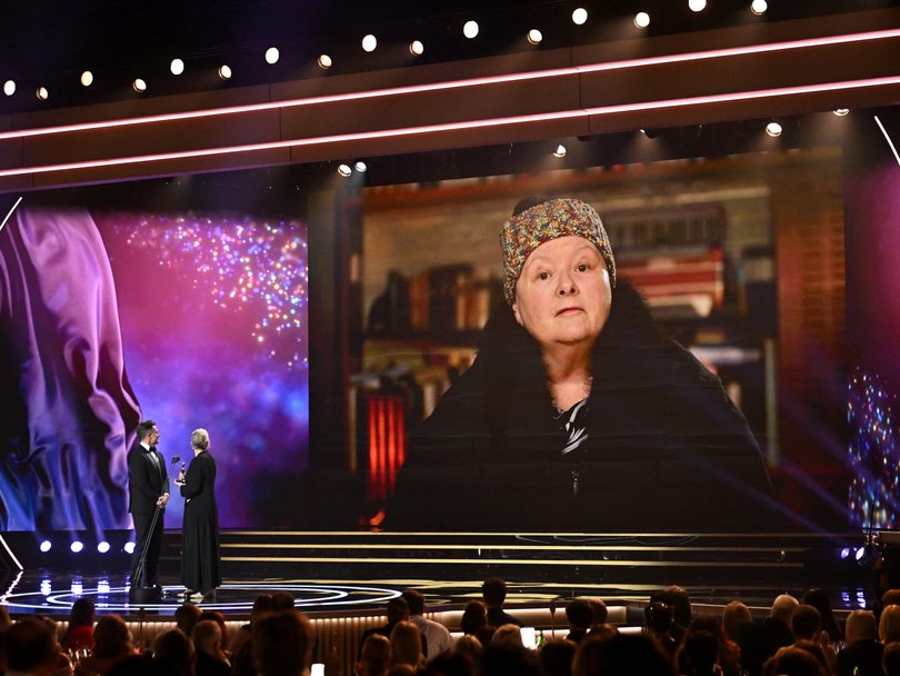 Magda recorded a message for the ceremony.