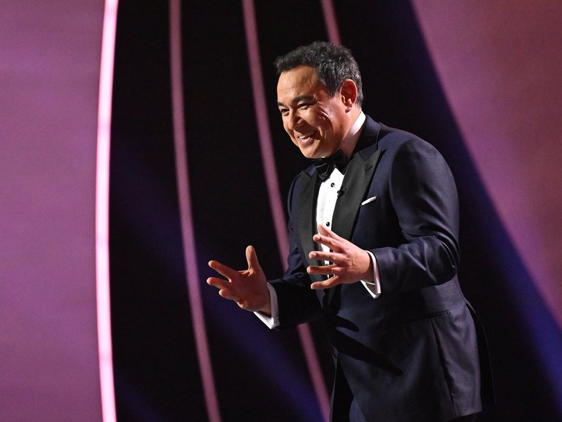 Sam Pang was in top form during his monologue.