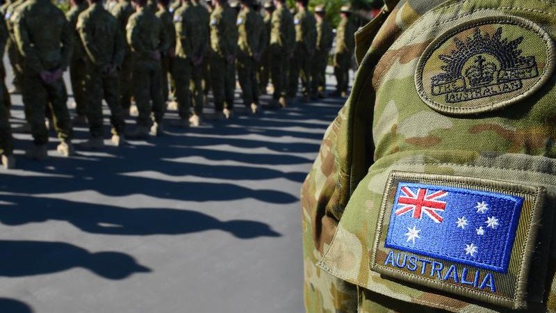 Australia’s defence force is growing for the first time in years with applications rising and retention rates improving.(Dave Hunt/AAP PHOTOS)