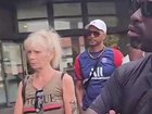 Protests erupted at the hospital after news of the videos began circulating on social media. 