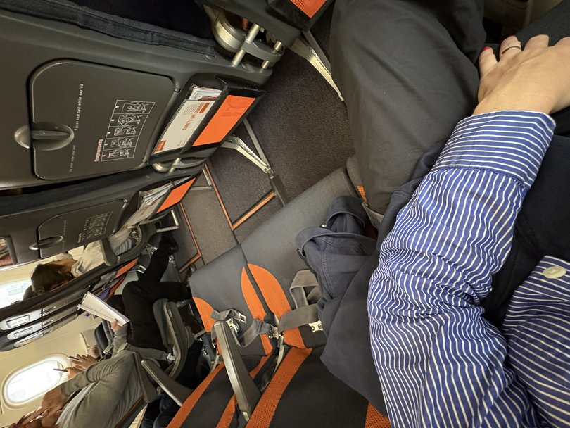 The legroom in my EasyJet economy seat was fine.
