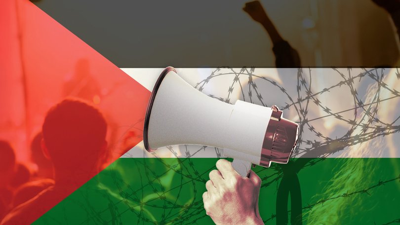 Pro-Palestinian protests and left-wing rhetoric that ignore Hamas’s role in Gaza’s suffering and distort the truth of the October 7 attacks.