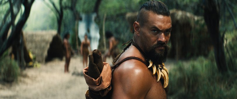 Jason Momoa in Chief Of War, streaming on Apple TV Plus.