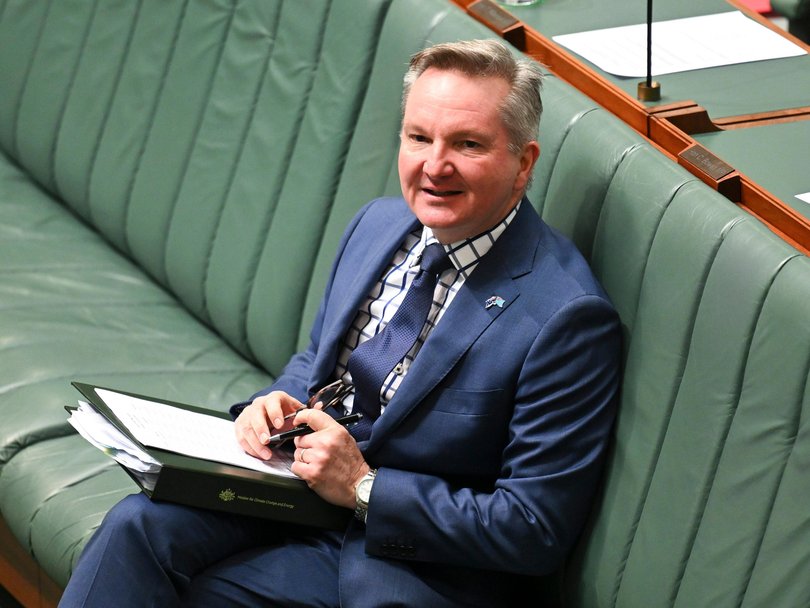 Minister for Climate Change and Energy, Chris Bowen during Question Time. 