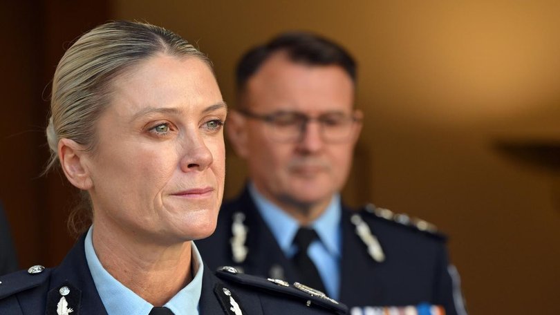Krissy Barrett has been announced as the first female commissioner of the Australian Federal Police. (Mick Tsikas/AAP PHOTOS)