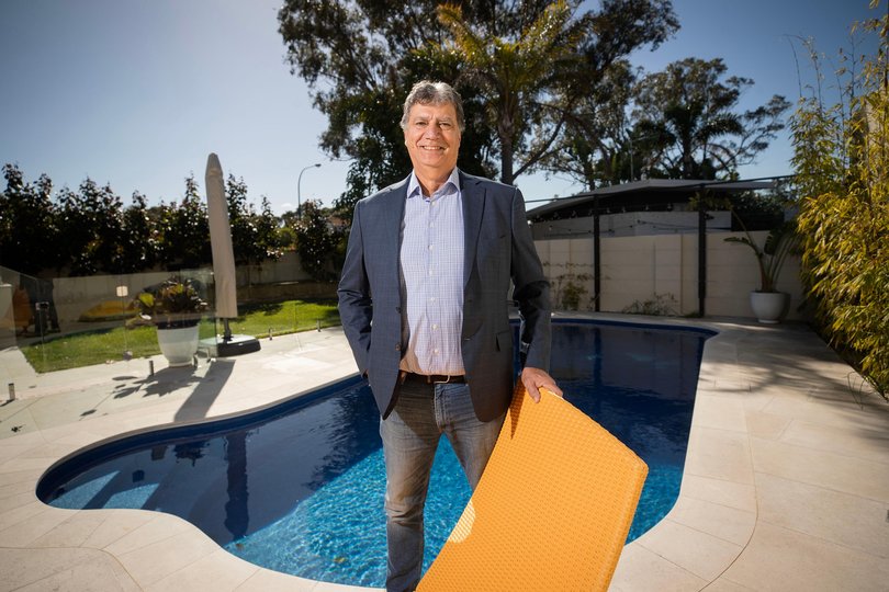 Former Azure Minerals CEO Tony Rovira is pictured at home in City Beach.