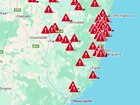 Telstra customers were unable to make emergency calls after severe weather cut off more than 100,000 services across NSW.