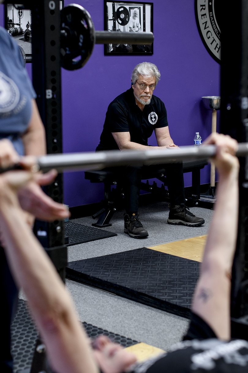 Jonathon Sullivan, the founder of Greysteel Strength and Conditioning gym.