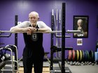 John Claassen, 98, the oldest lifter at Greysteel Strength and Conditioning gym, in Farmington Hills, Mich., on June 20, 2025. Greysteel, a gym outside Detroit, teaches barbell lifting for older people. Some are well into their 80s and 90s. (Brittany Greeson/The New York Times)