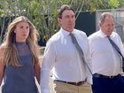 Matt Wright arrives at court on Tuesday.
